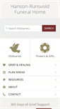 Mobile Screenshot of hansonrunsvold.com